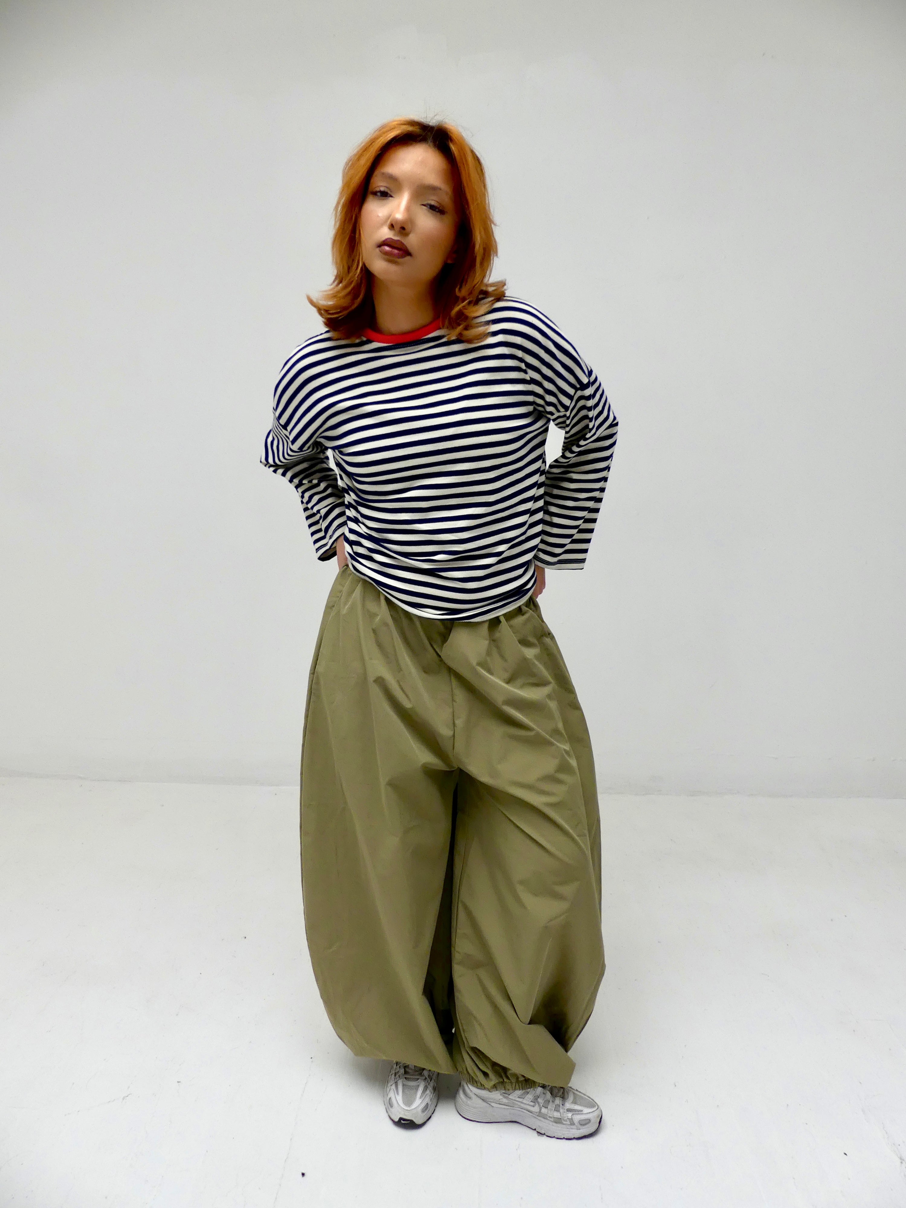 Balloon green Pants