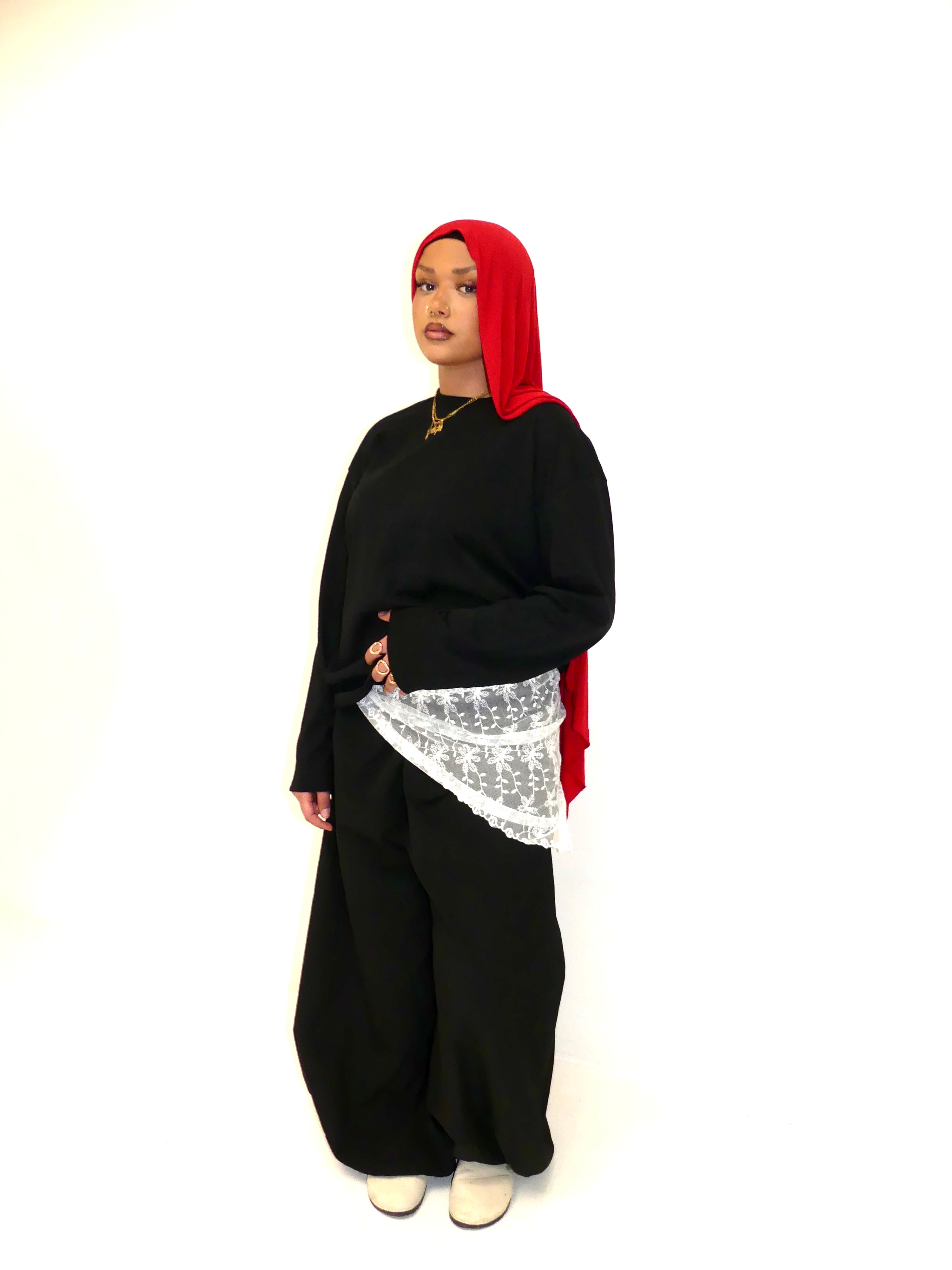 Balloon Black Pant