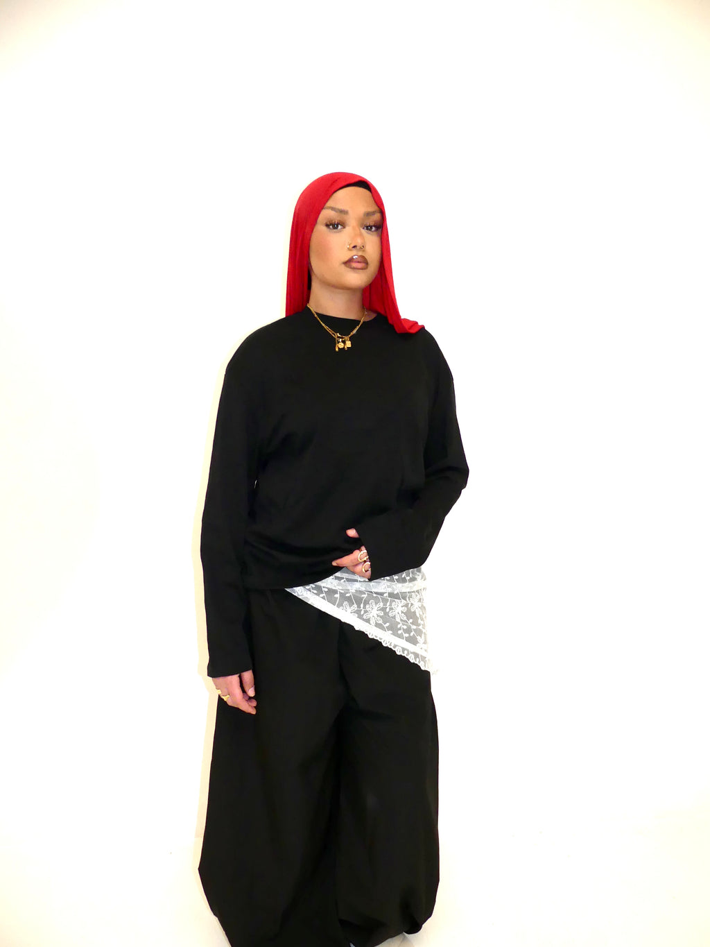 Balloon Black Pant